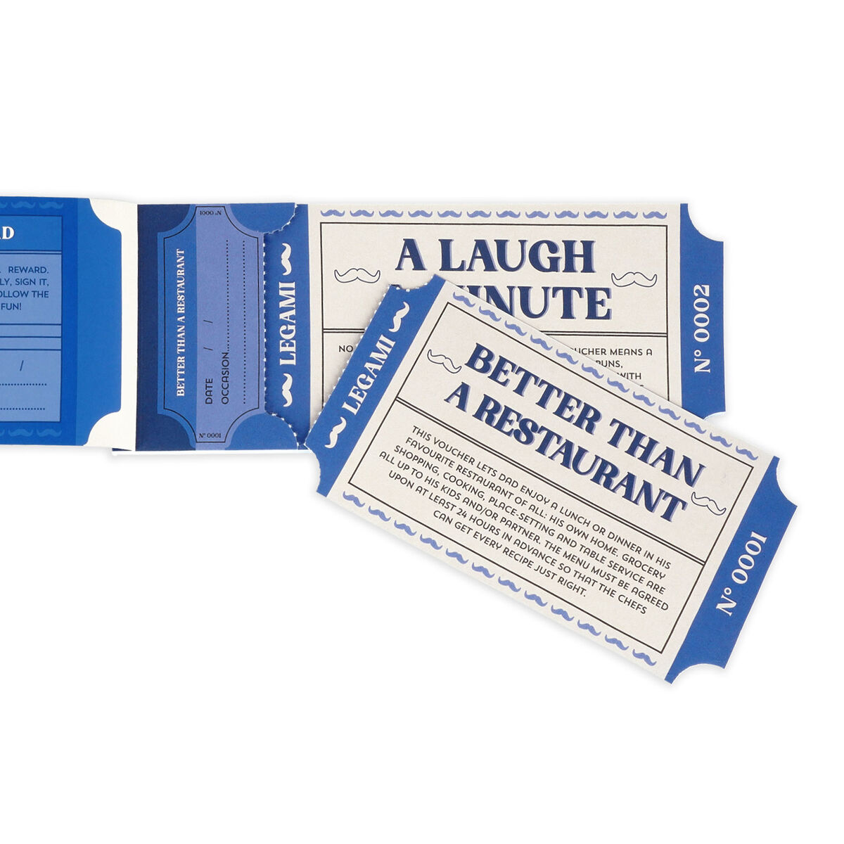 Book of 24 Vouchers for Dad - English - Gift Vouchers