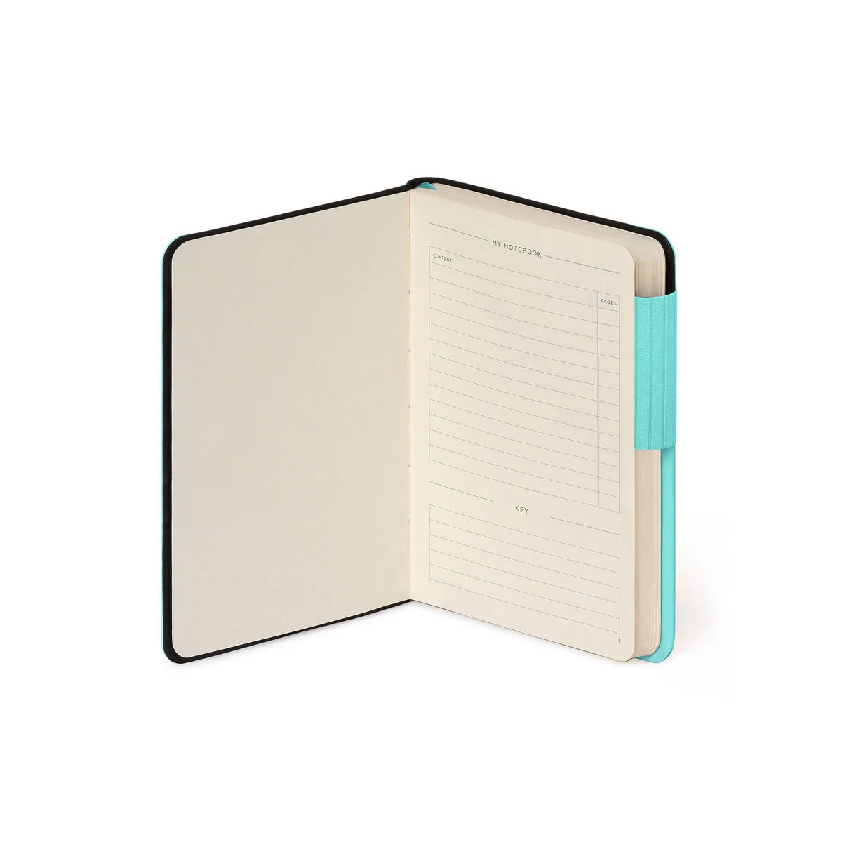 Notebook with Blank Pages and Monochrome Soft Cover - Aquatic Awe - My Notebook
