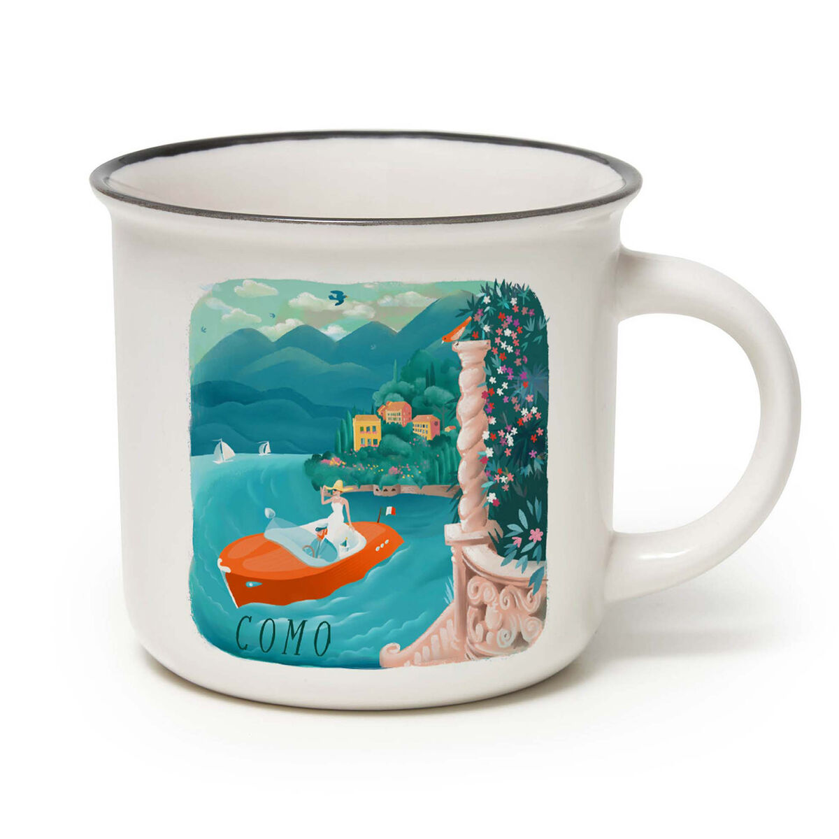 Porcelain Mug - Como - Cup-Puccino