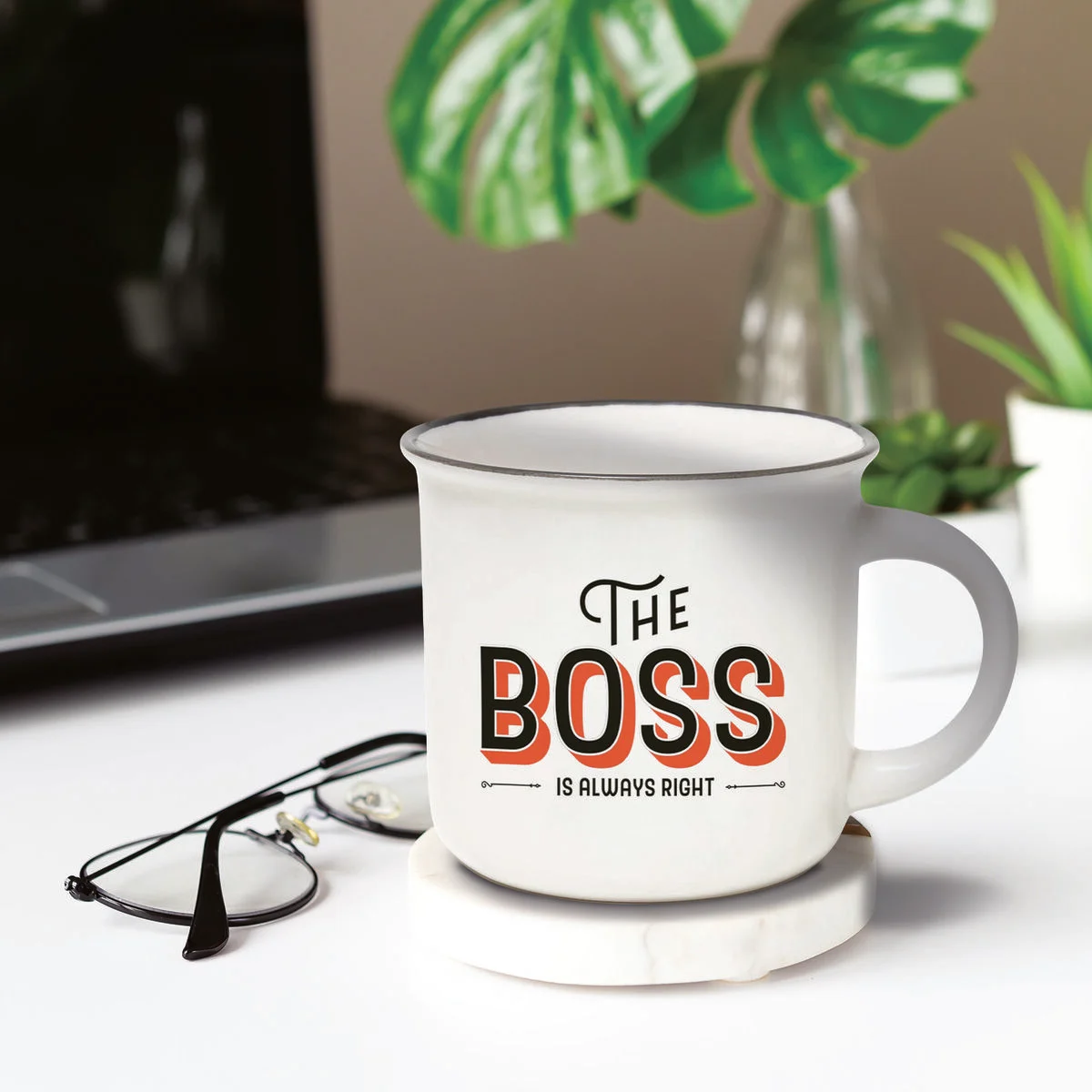 Porcelain Mug - The Boss - Cup-Puccino