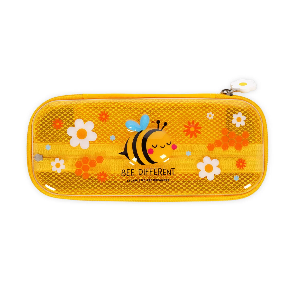 Bee Rigid Transparent Pencil Case - WonderWow