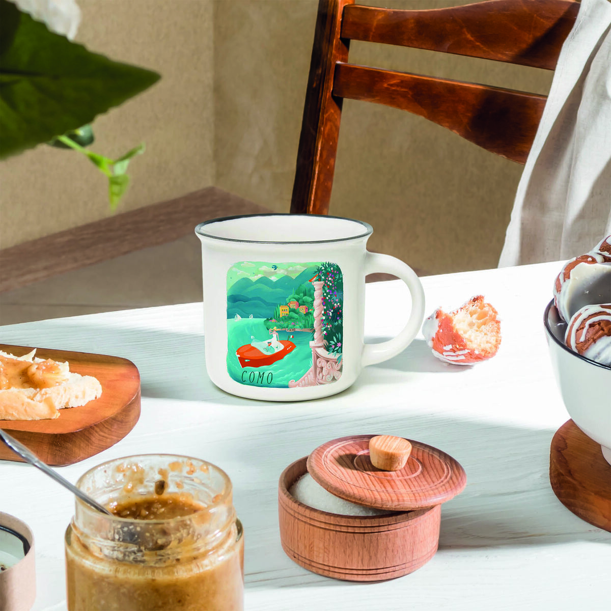 Porcelain Mug - Como - Cup-Puccino