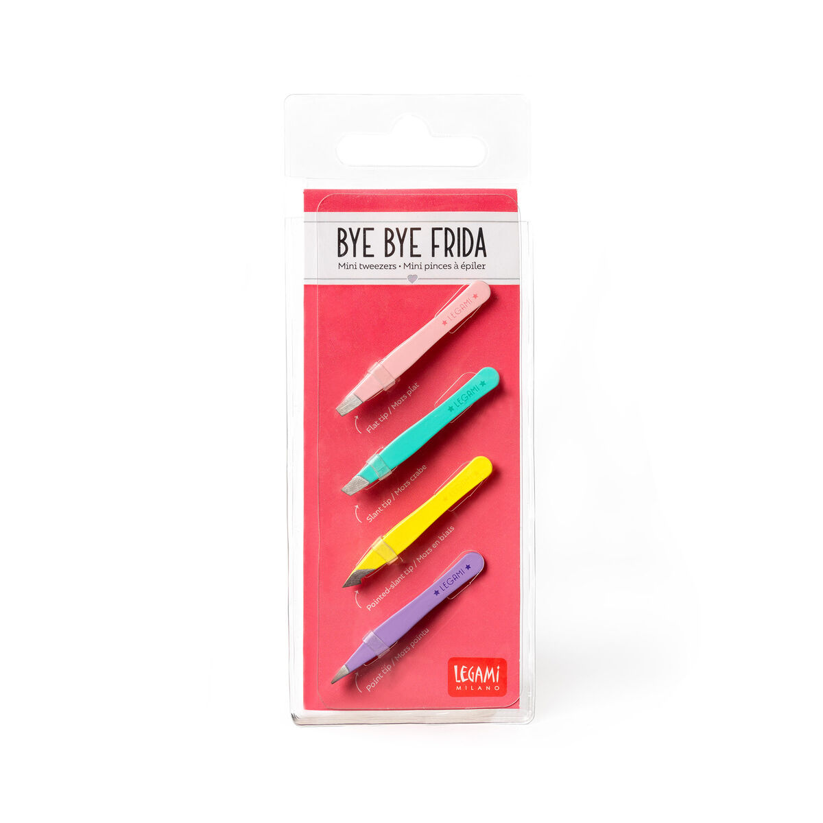 Bye Bye Frida - Set Of 4 Mini Tweezers