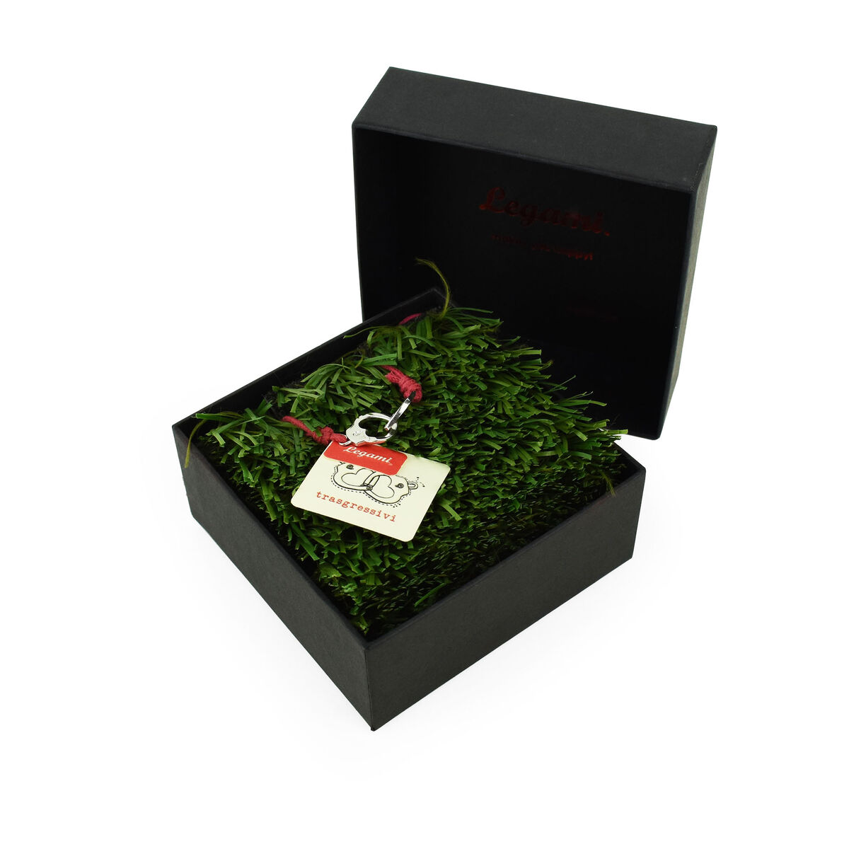 Transgressive Bonds - Silver Pendant - Handcuffs