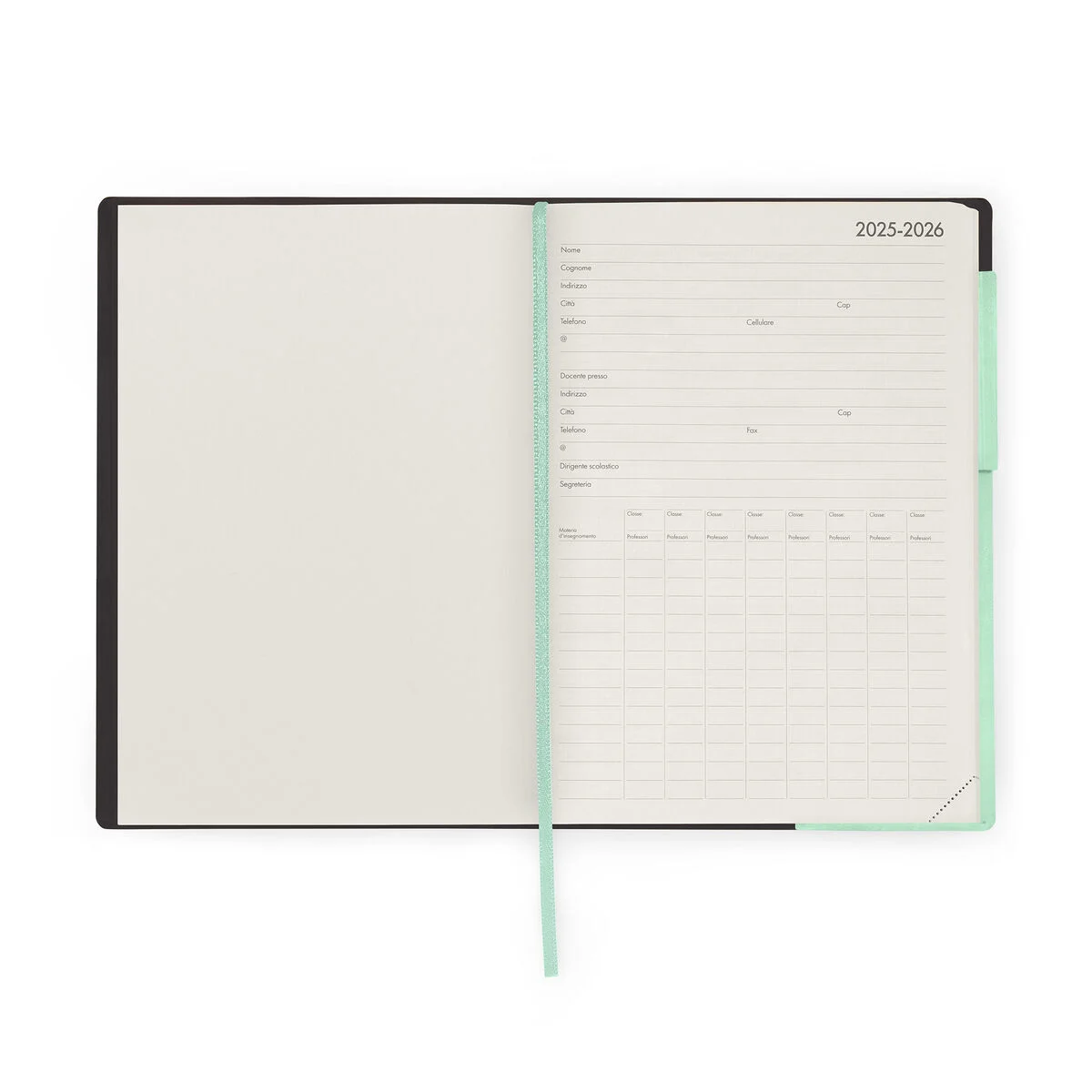 13-Month Weekly Diary for Teachers for 2025/2026 - Pastel Mint