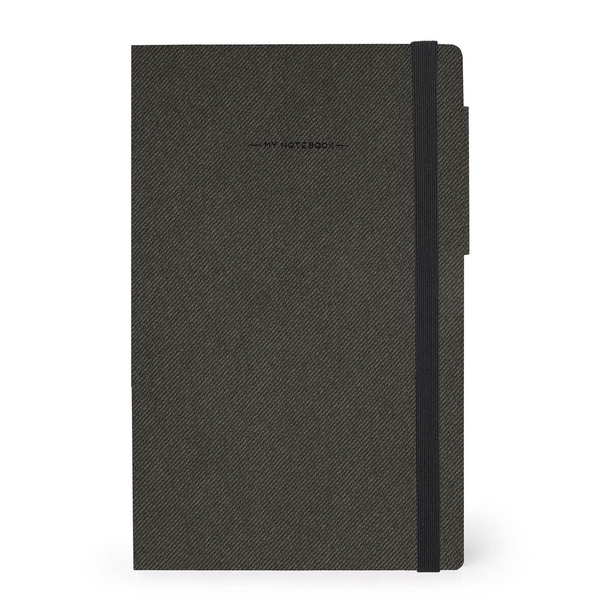 Dotted Notebook with Monochrome Soft Cover - Deep Graphite - My Notebook