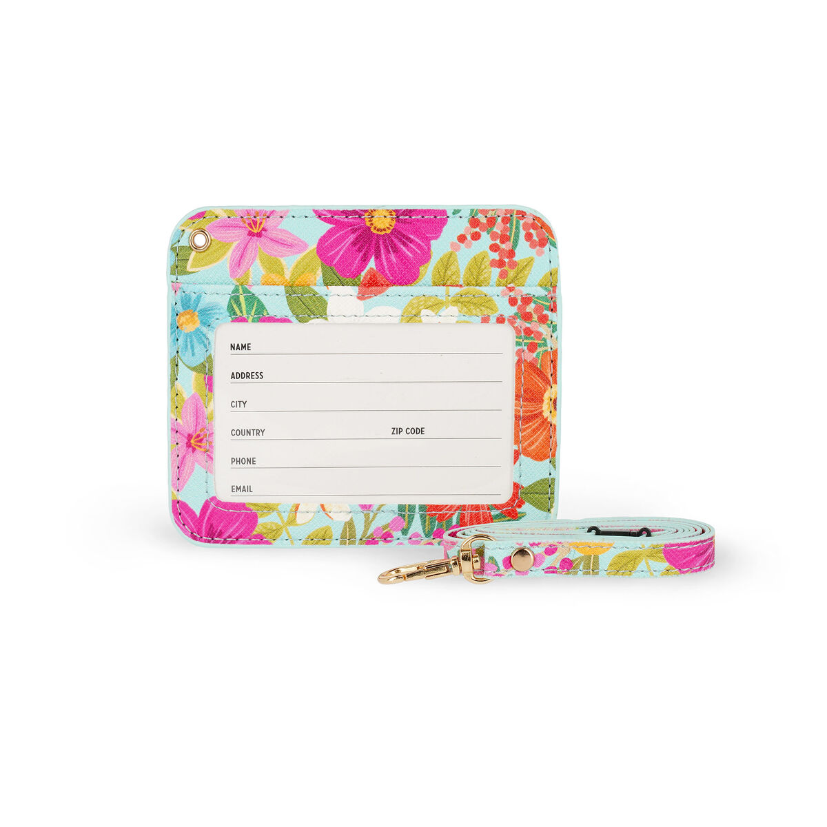 Flowers Badge Holder