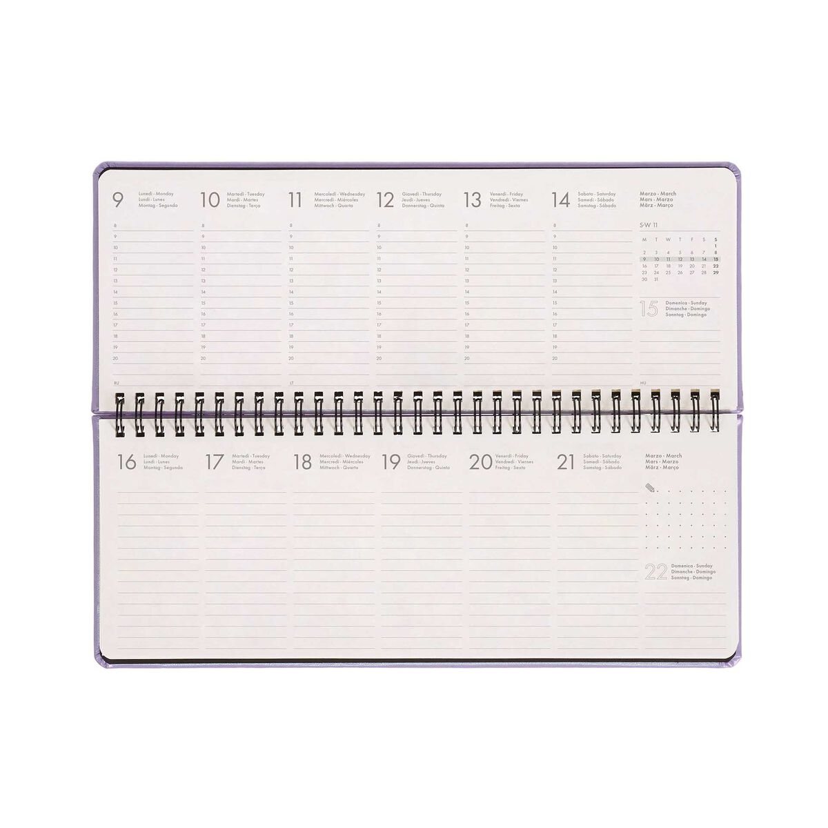 13-Month Desk Planner - 2026