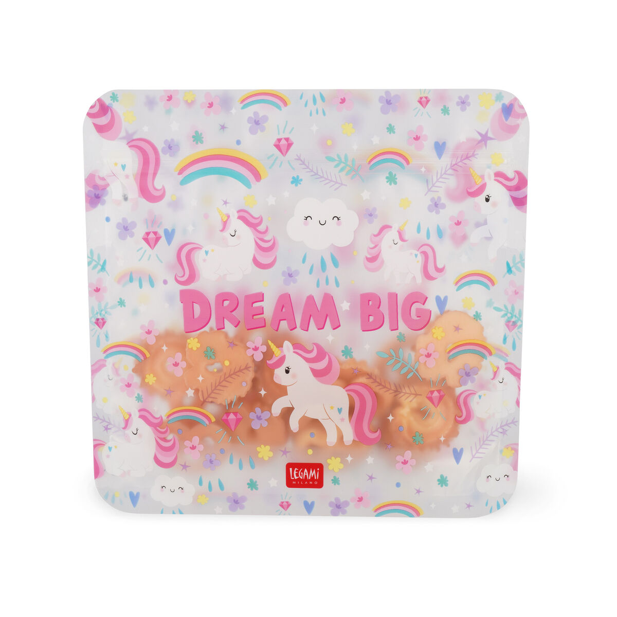 Set of 3 Reusable Snack Bags - Unicorn - Snack Bags