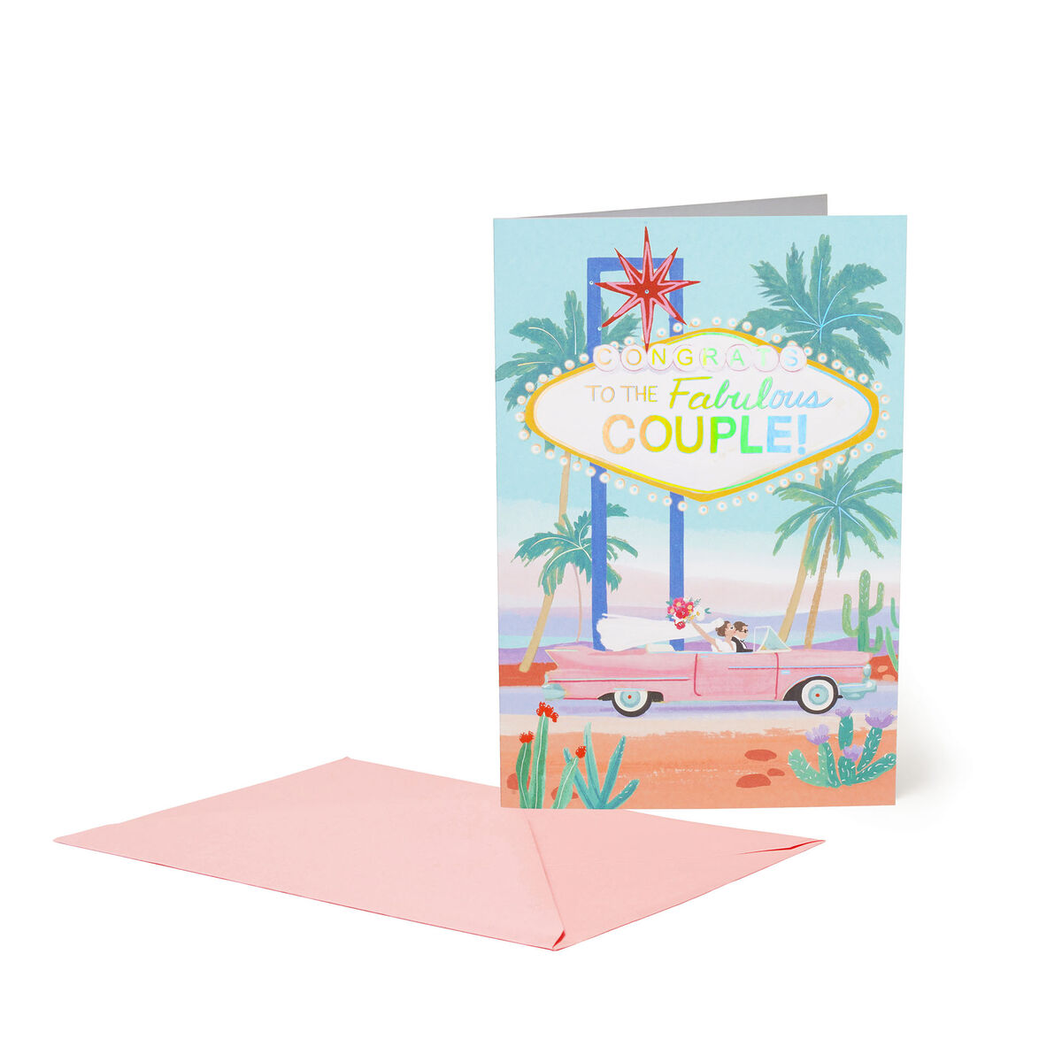 Greeting Card - Large - Wedding - Fabulous Couple