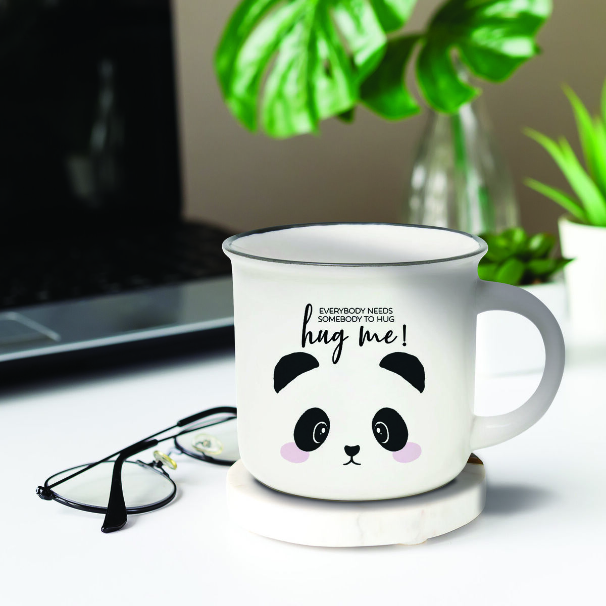 Porcelain Mug - Panda - Cup-Puccino