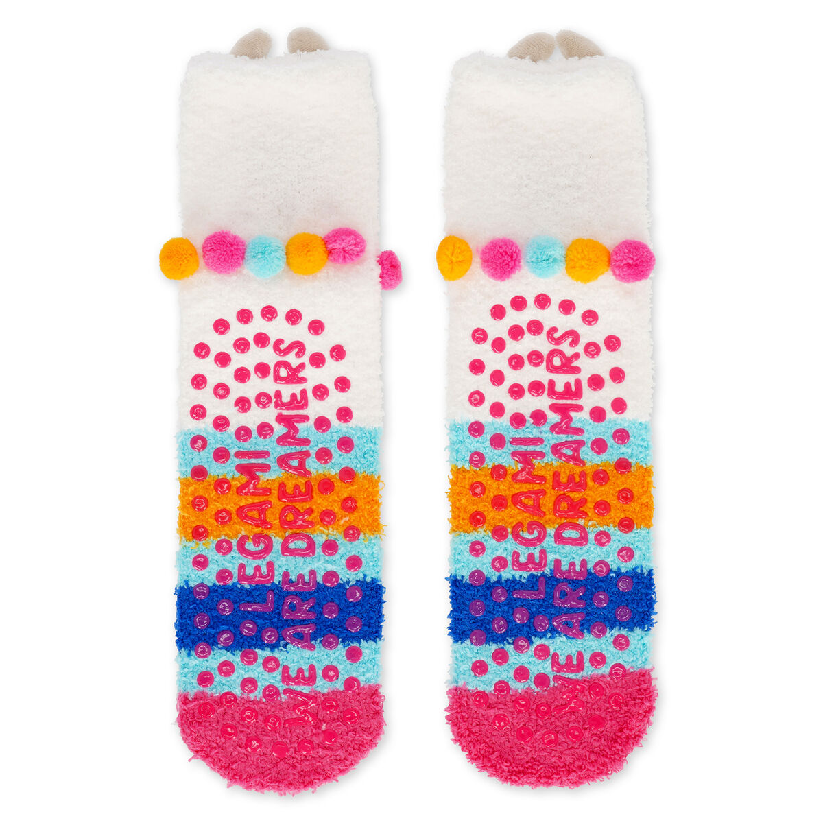 Non-Slip Llama Socks for Adults - It's a Match!