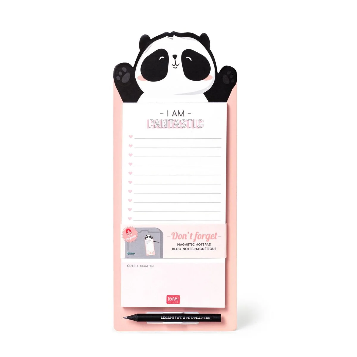 Panda Magnetic Memo Cube - Don't Forget