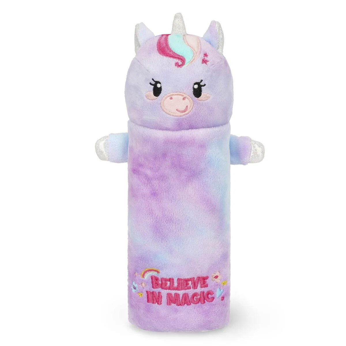 Unicorn "Believe in Magic" Soft Plush Pencil Case - Super Soft!