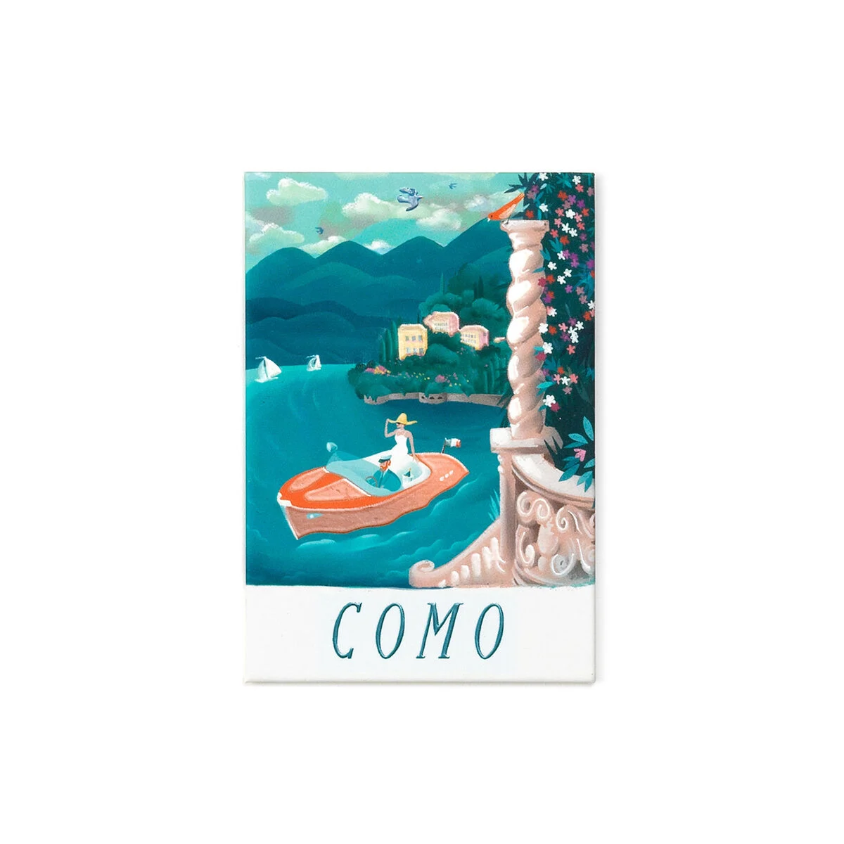 Como Illustrated Magnet - World Cities Collection