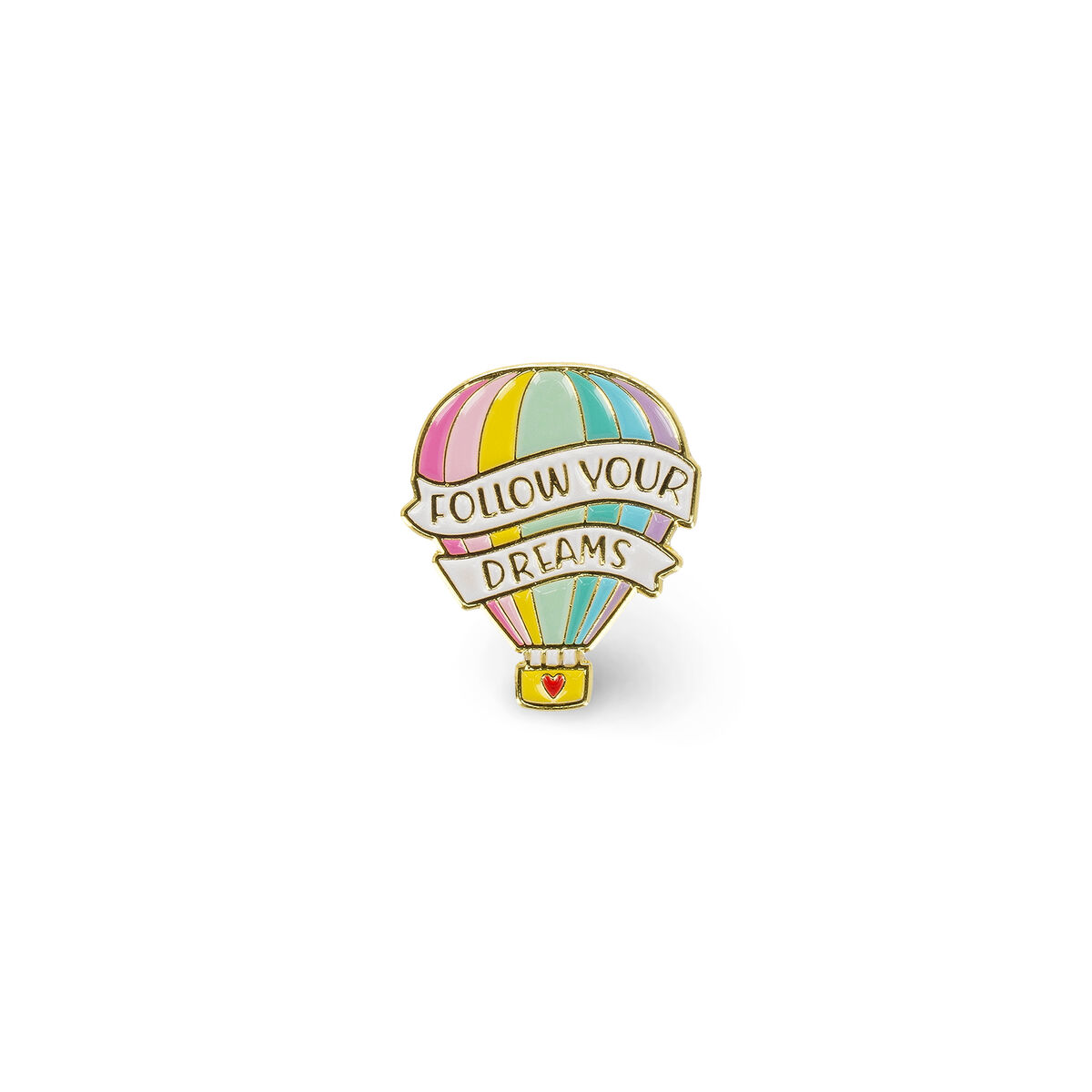 Hot Air Balloon Enamel Metal Pin - Pin Your Style!
