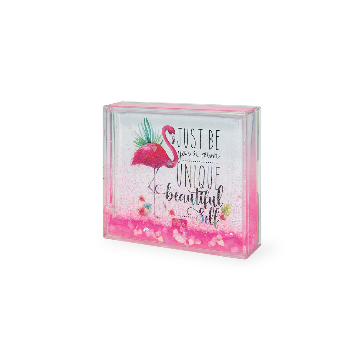 Glitter Photo Frame - Pink Flamingo