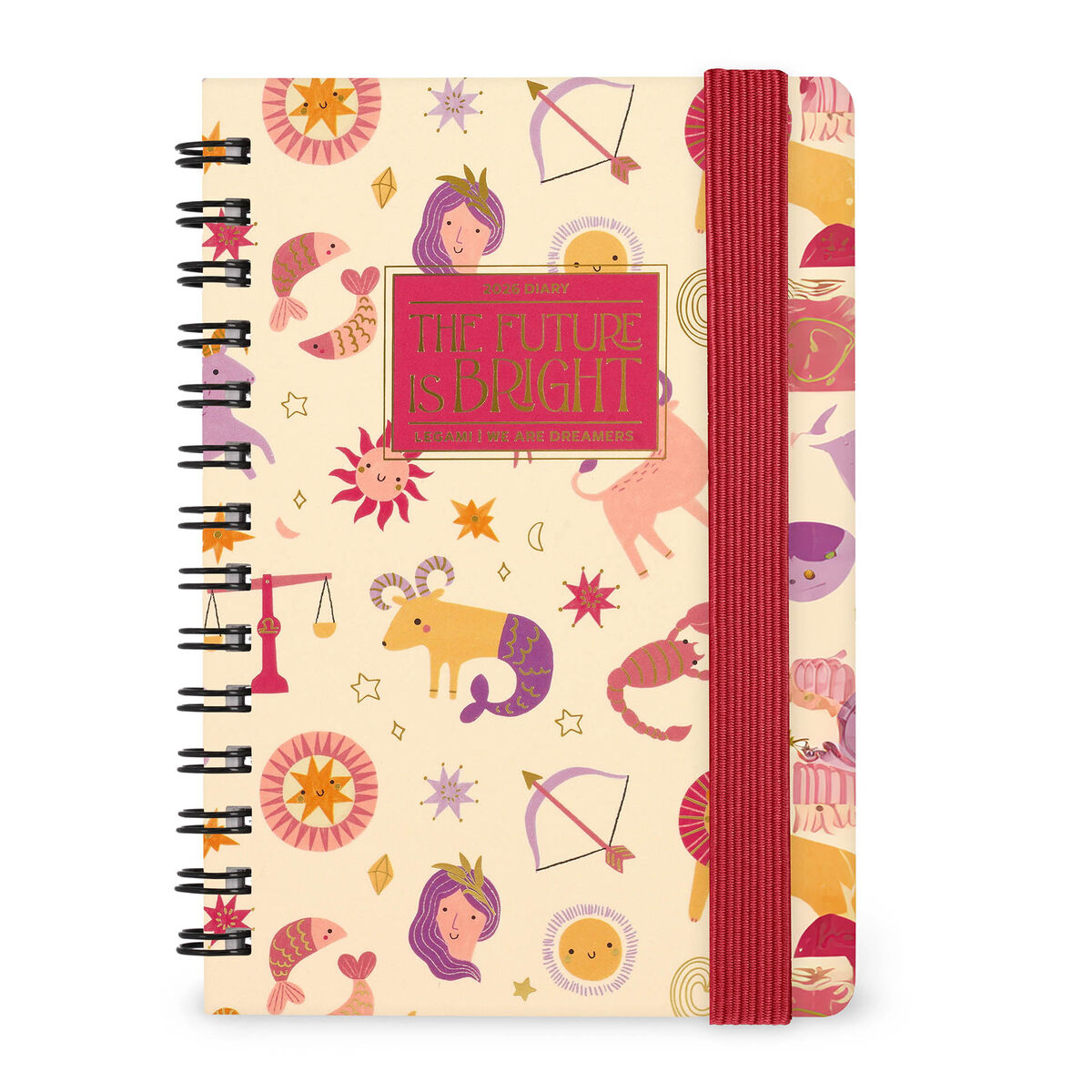 12-Month Small Weekly Spiral-Bound Diary - 2026