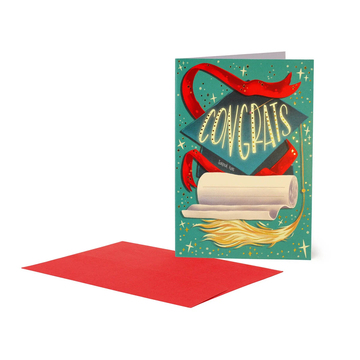 Scratch to Reveal Greeting Card - Graduation