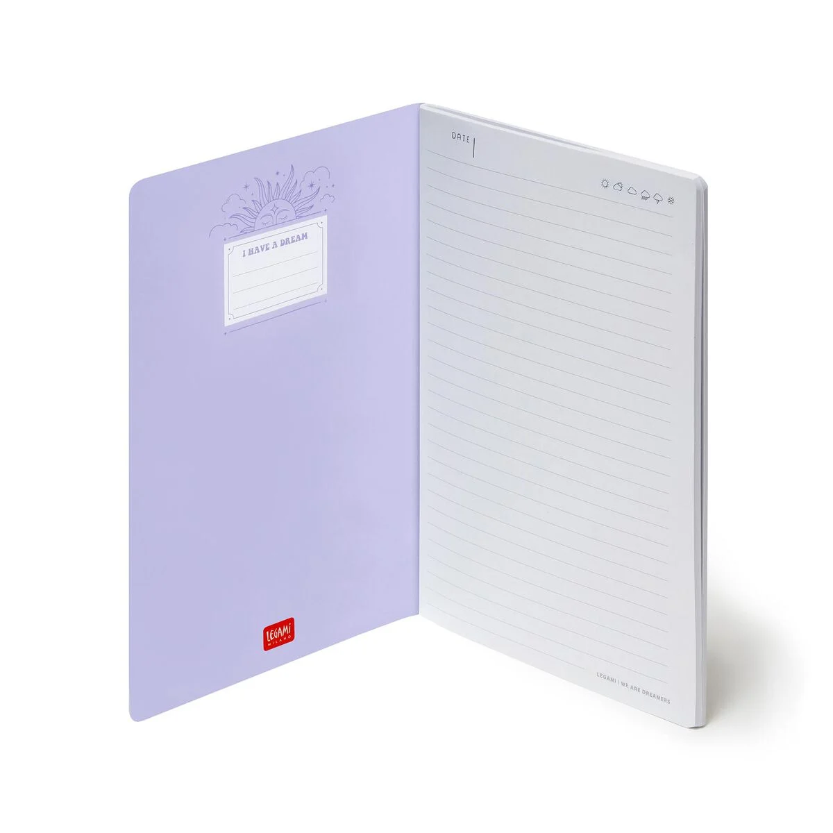 A5 Lined Notebook with Illustrated Hard Cover - Tarot