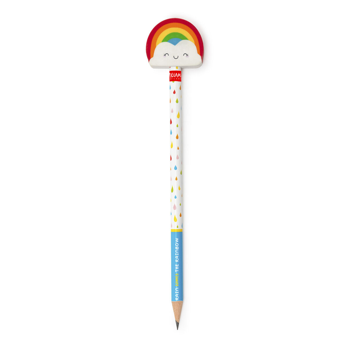 Rainbow Pencil with Eraser - After Rain Comes The Rainbow