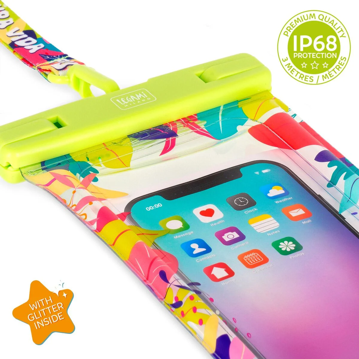 Pura Vida Floating Waterproof Smartphone Pouch