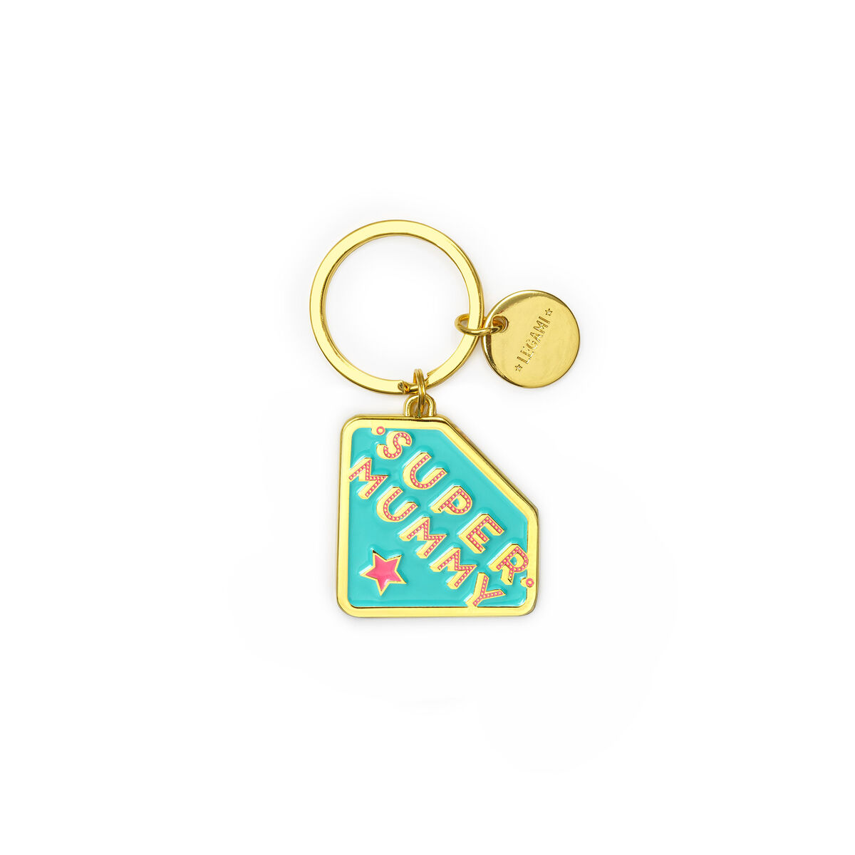 Enamel Key Chain - Super Mummy - What a Key Ring!