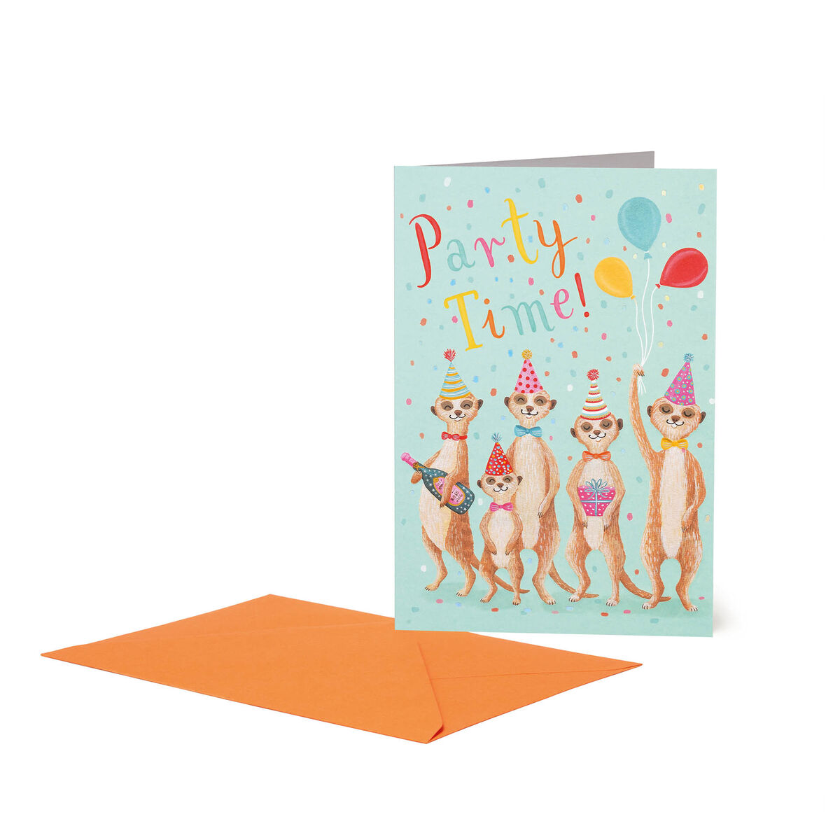 Birthday Card - Large - Greeting Card - Party Time