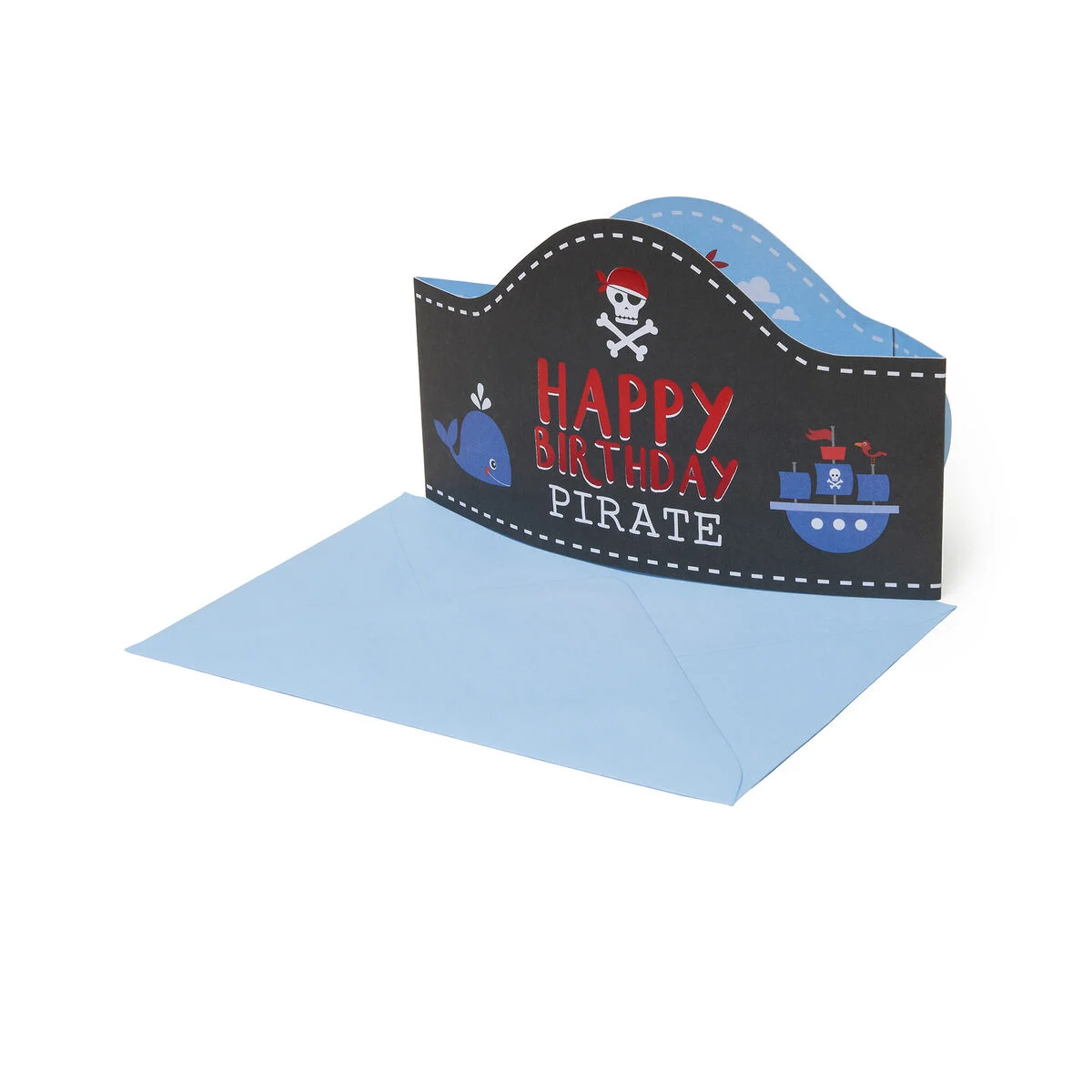 3D Greeting Card - Happy Birthday - Pirate