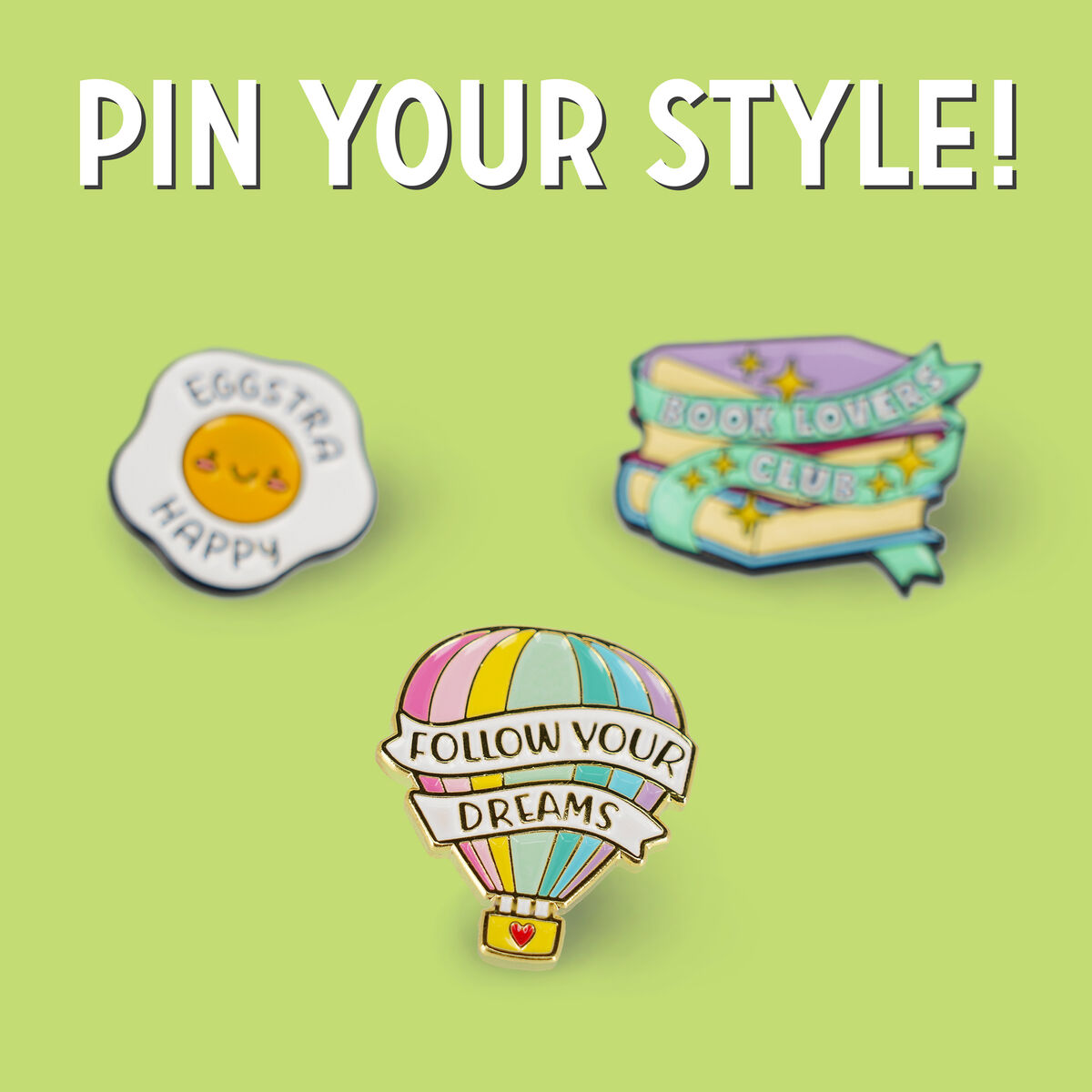 Hot Air Balloon Enamel Metal Pin - Pin Your Style!