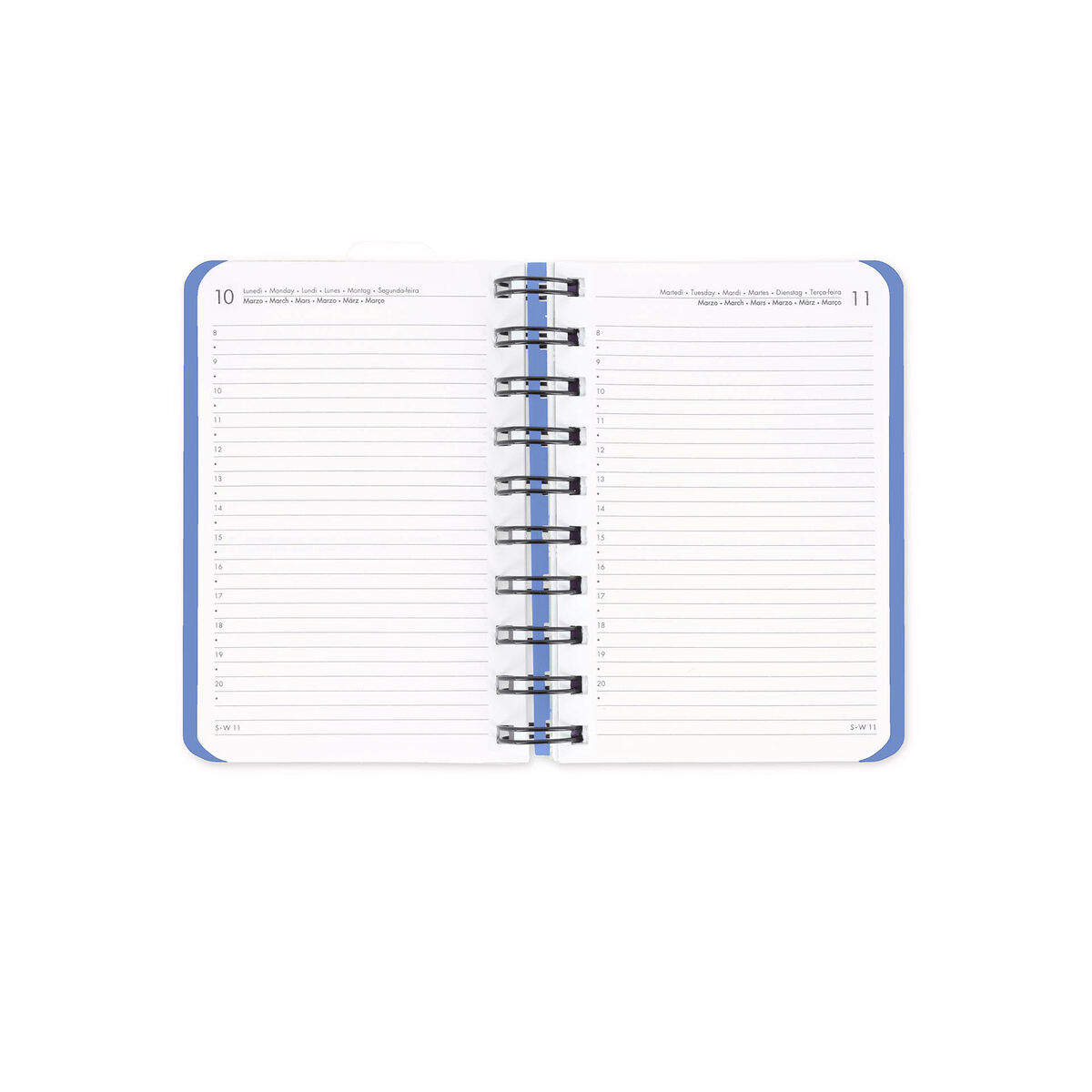 12-Month Small Daily Spiral-Bound Diary - 2026