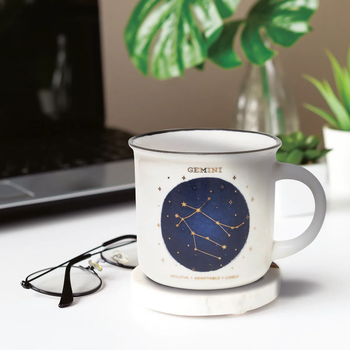 Porcelain Mug - Gemini - Count Your Lucky Stars