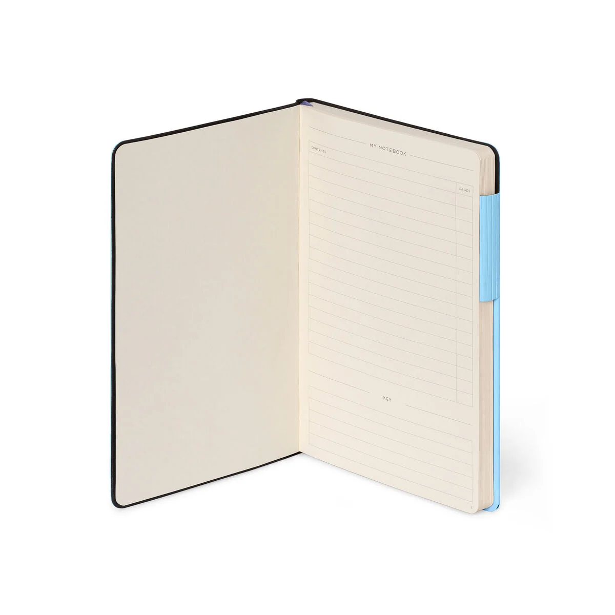 Notebook with Blank Pages and Monochrome Soft Cover - Aura - My Notebook