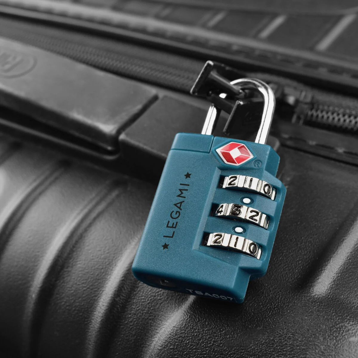 Luggage Padlock - Petrol Blue