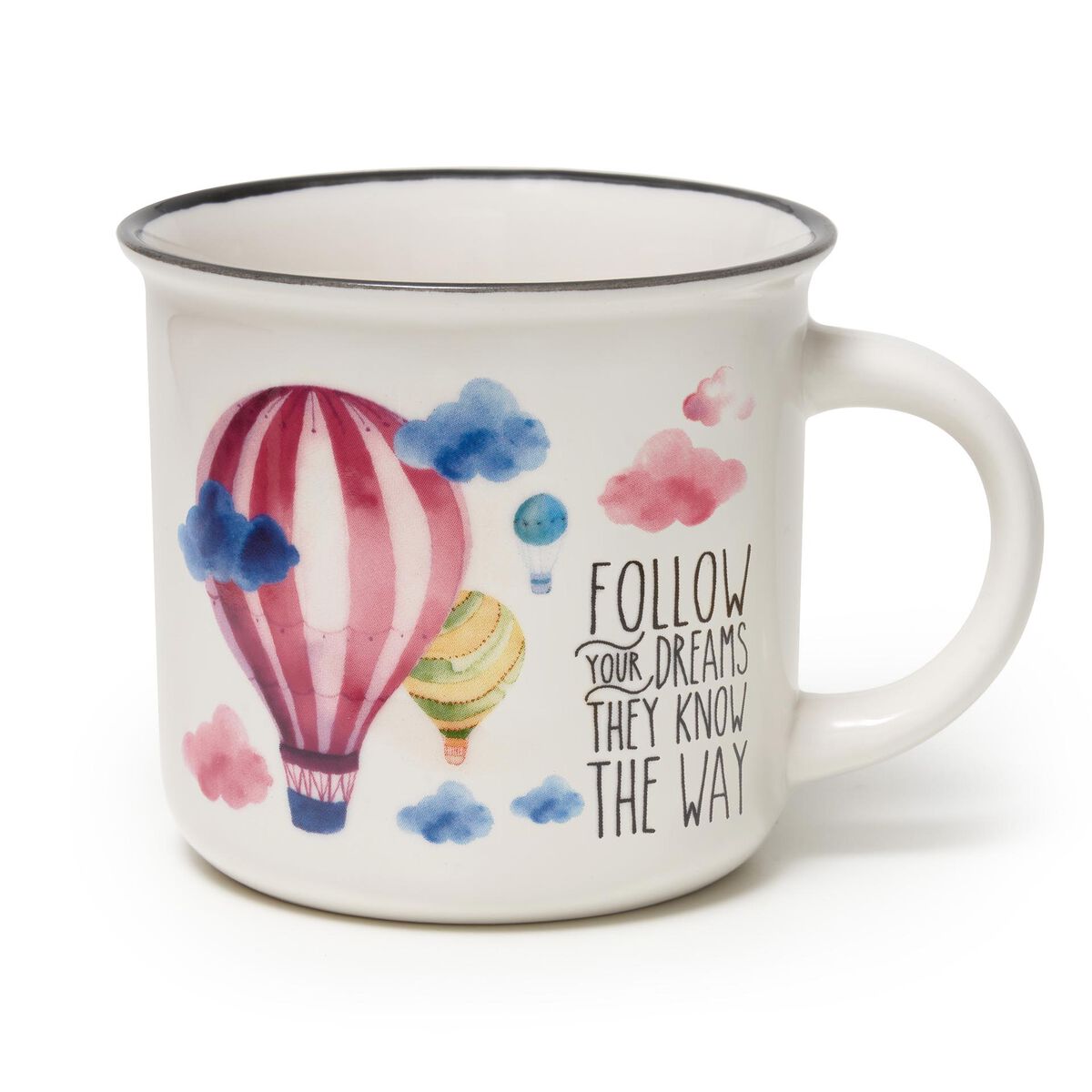 Porcelain Mug - Hot Air Balloon - Cup-Puccino