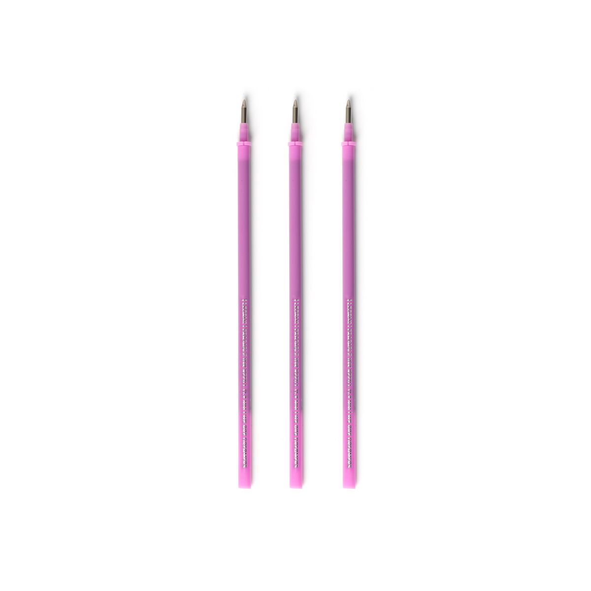 Set of 3 Refills for Erasable Gel Pens - Purple Ink - Erasable Pen