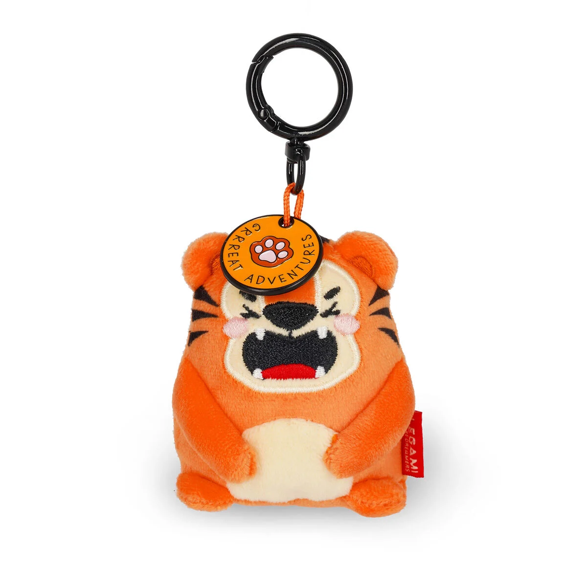 Tiger Plush Key Ring - Tiny Super Soft!