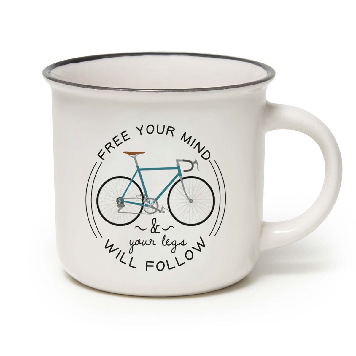 Porcelain Mug - Bike Lover - Cup-Puccino
