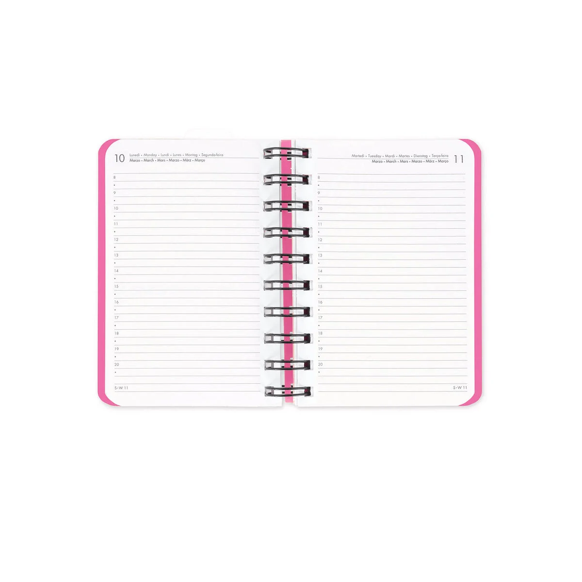 12-Month Small Daily Spiral-Bound Diary - 2026