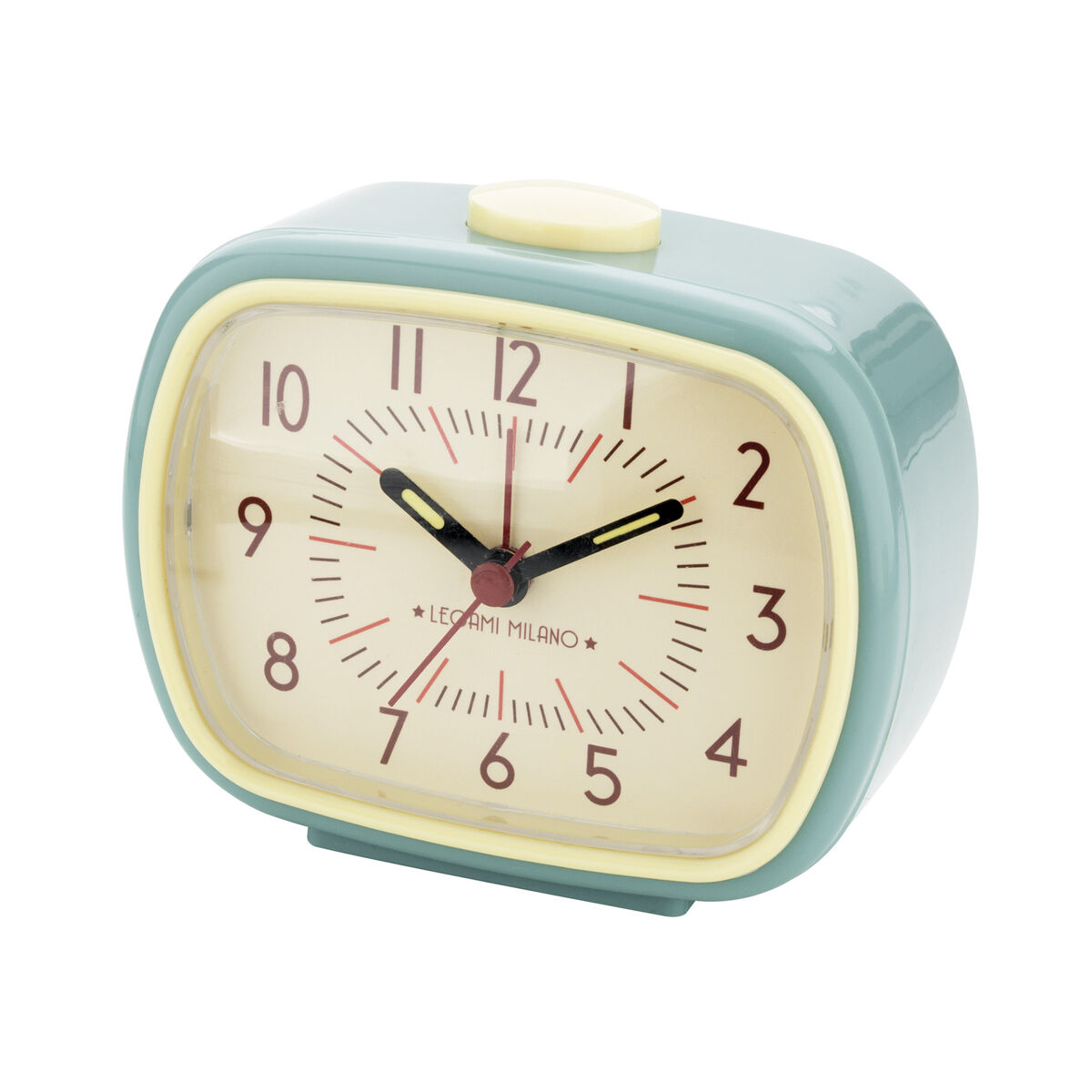 Vintage Inspired Alarm Clock - Aqua - Retro Alarm Clock
