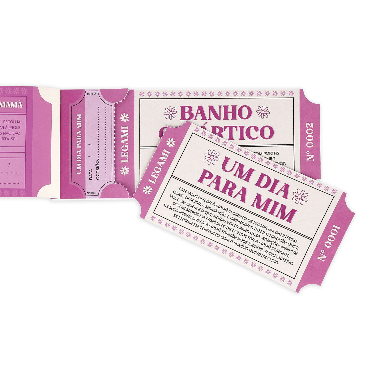 Book of 24 Vouchers for Mum - Portuguese - Gift Vouchers