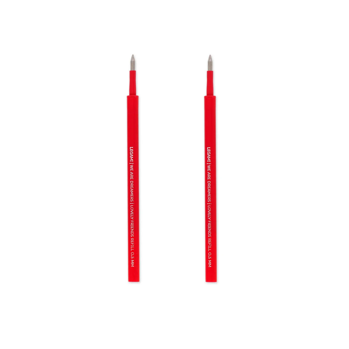 Set of 2 Refills for Lovely Friends Gel Pens - Red Ink