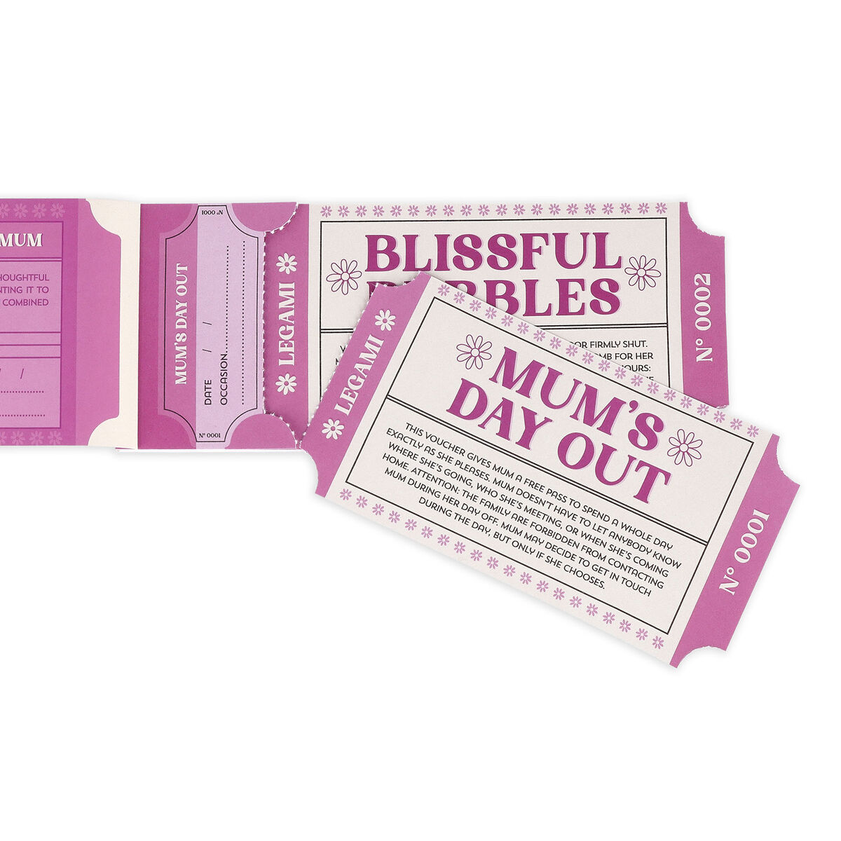 Book of 24 Vouchers for Mum - English - Gift Vouchers