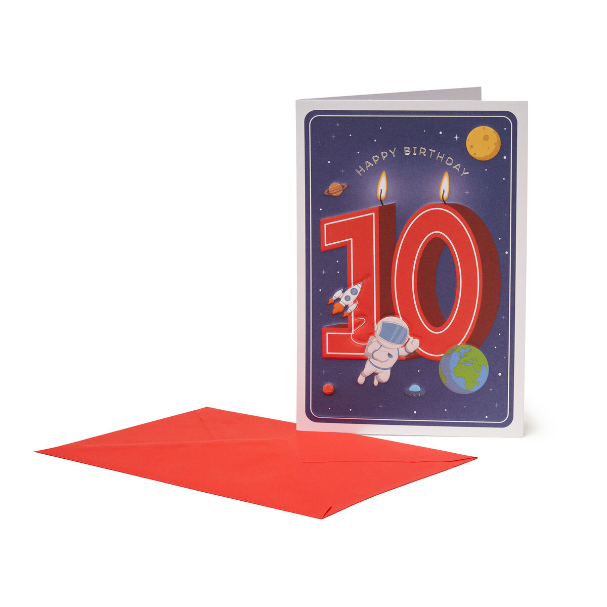 10th Birthday Card - Boy - Greeting Card