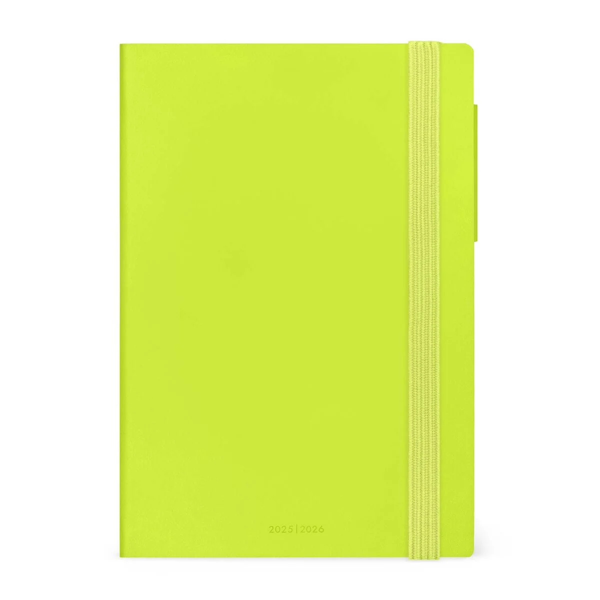 16-Month Daily Diary for 2025/2026 - Chartreuse