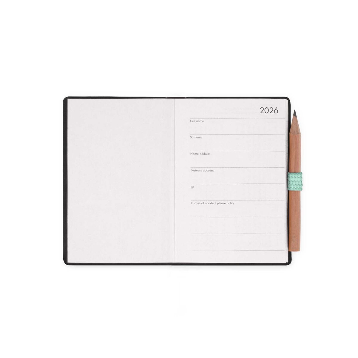 12-Month Mini 2-Day Diary - 2026