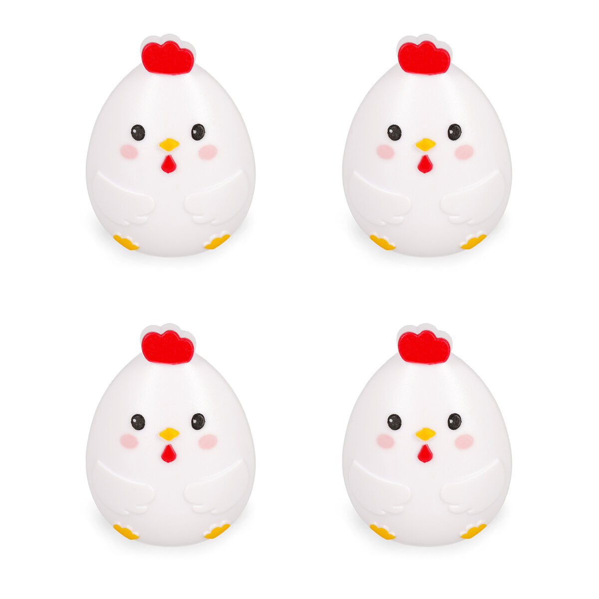 Set of 4 Bag Clips - Hen