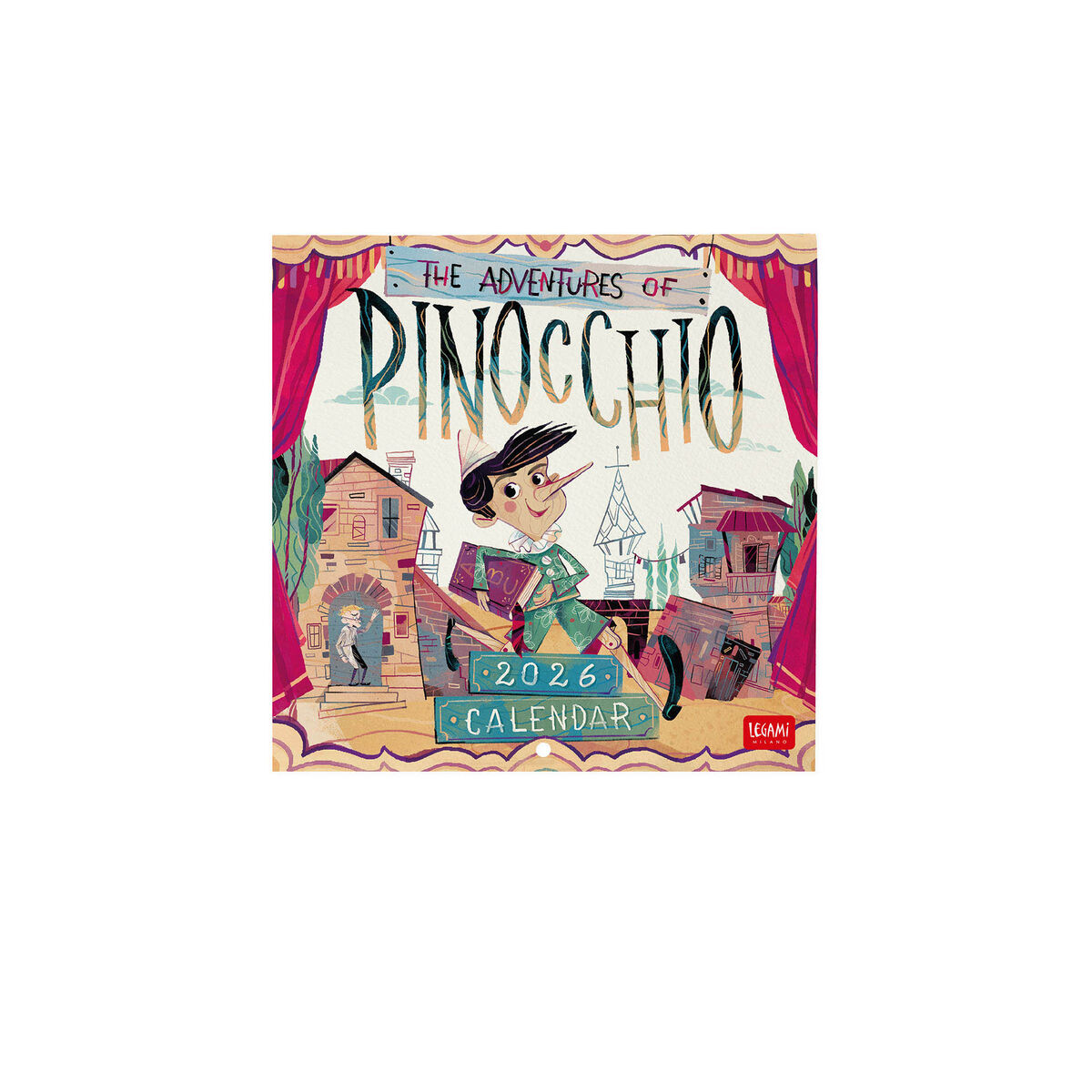 2026 Wall Calendar - 18 x 18 cm