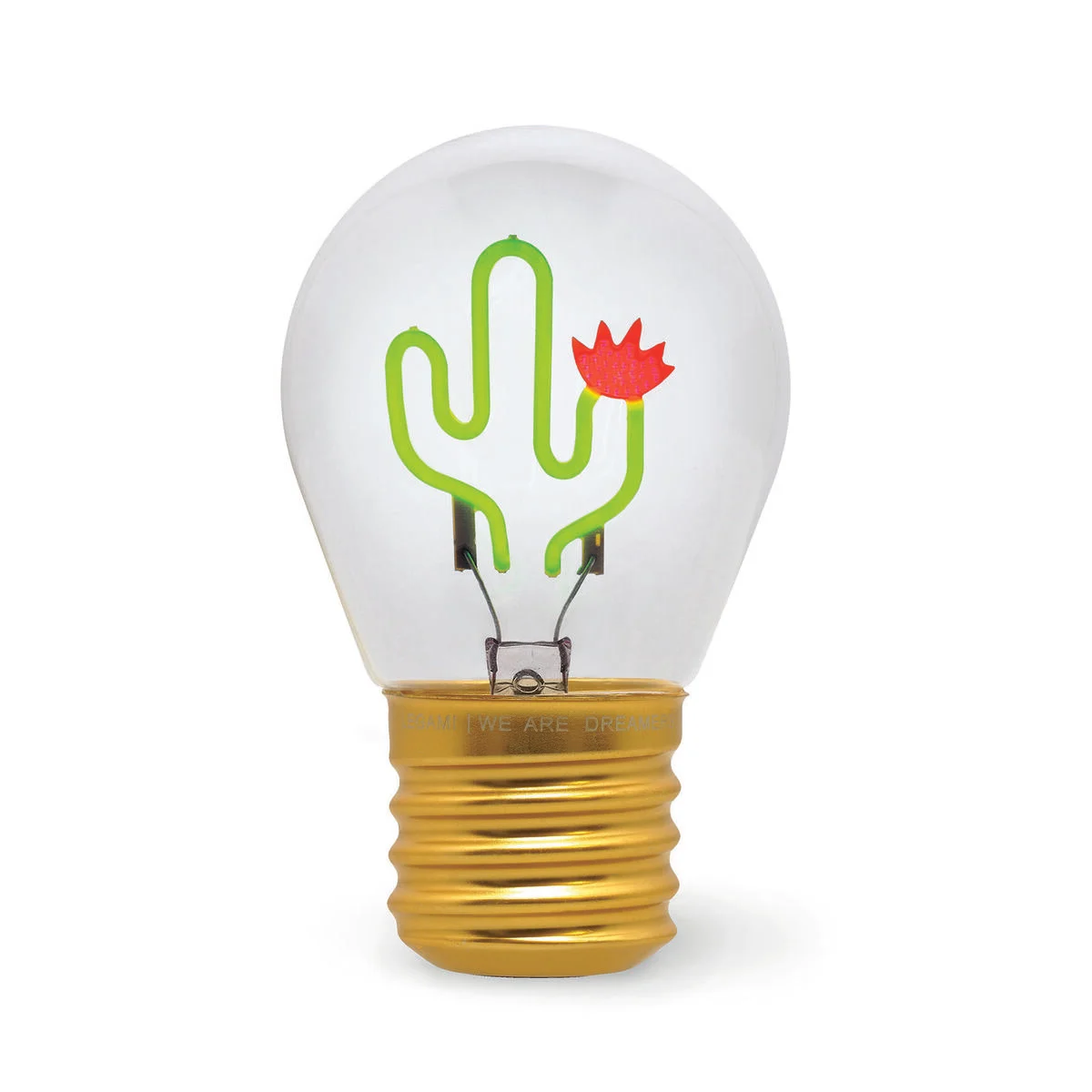 Decorative Lightbulb-Shaped Table Lamp - Cactus - Bulb Fiction