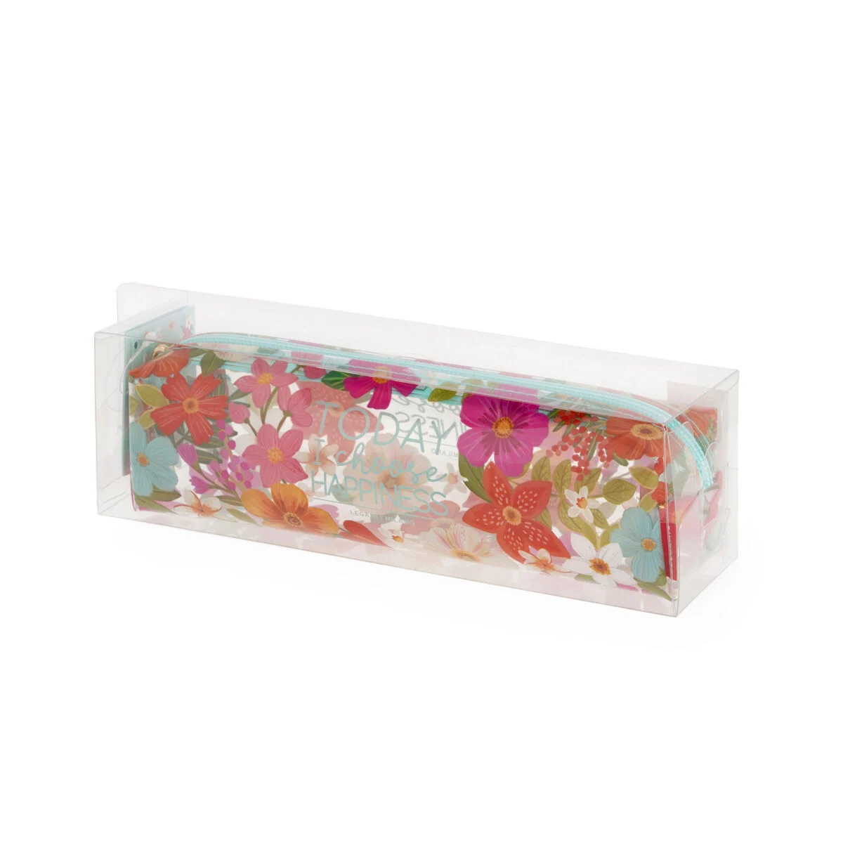 Flowers Soft Transparent Pencil Case